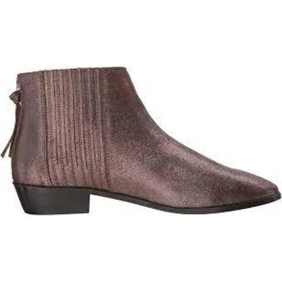 Kenneth Cole Loop-Y Ankle Zip Booties w/ Stacked heel  Size 8 - Picture 2 of 15